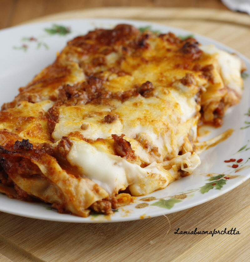 lasagne ragù e besciamella
