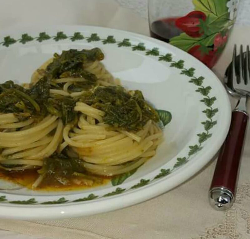 spaghetti con sanapo