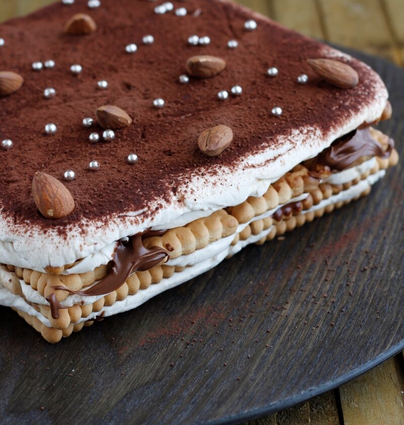 Mattonella tiramisù e nutella