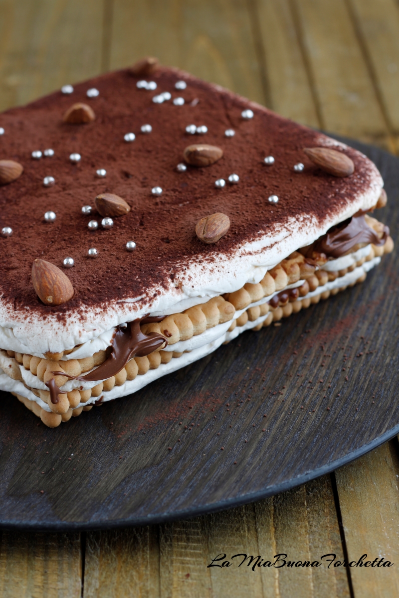 Mattonella tiramisù e nutella