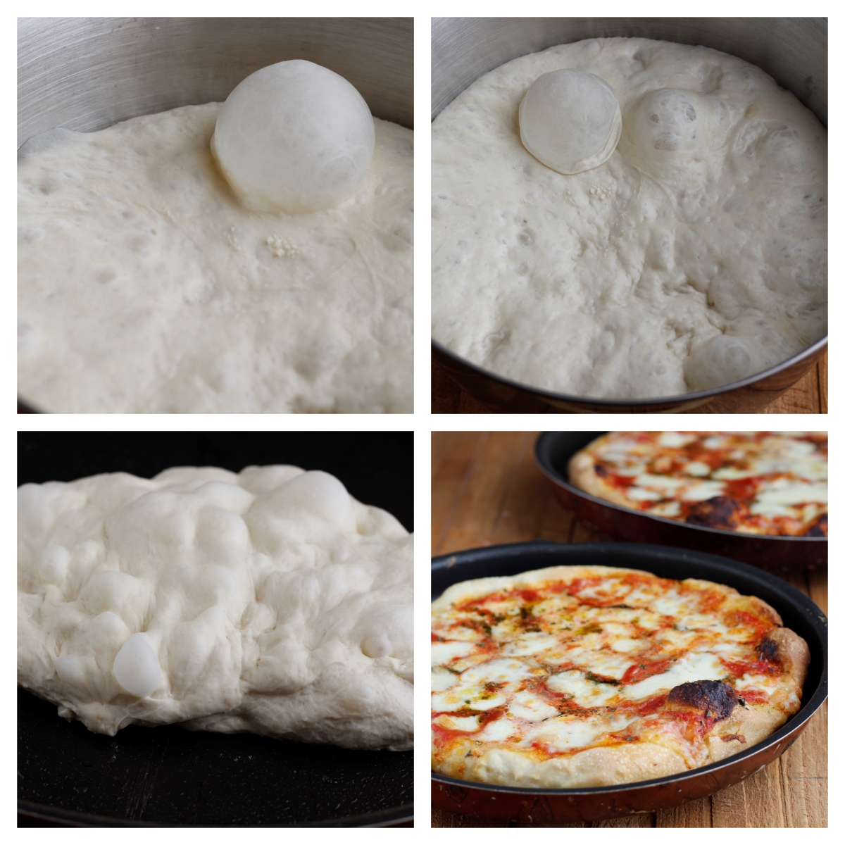 Impasto pizza con le bolle - lunga lievitazione - Lamiabuonaforchetta