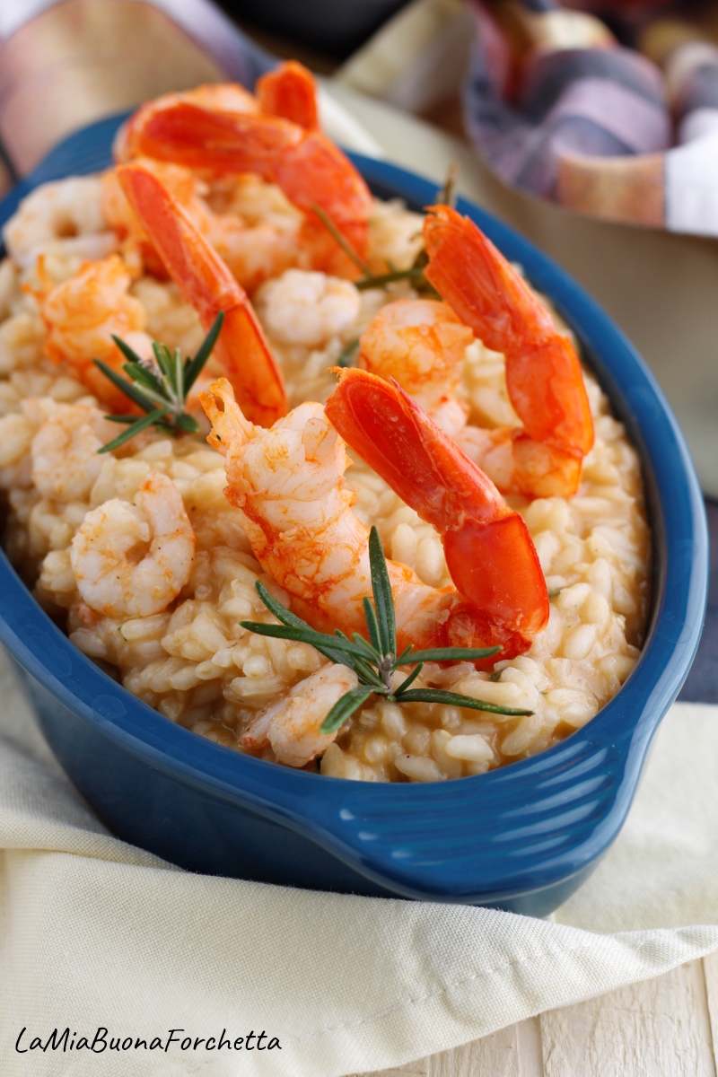 risotto gamberetti e gamberoni