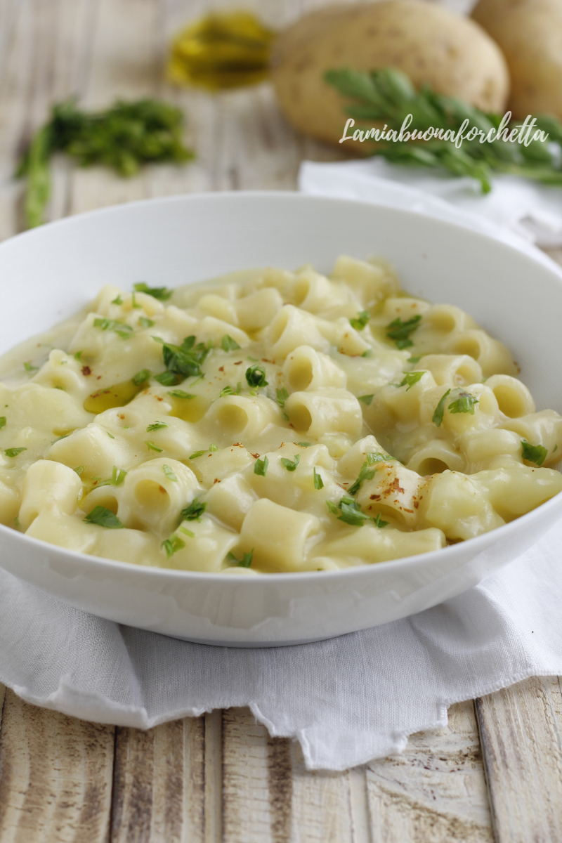 pasta con crema di patate