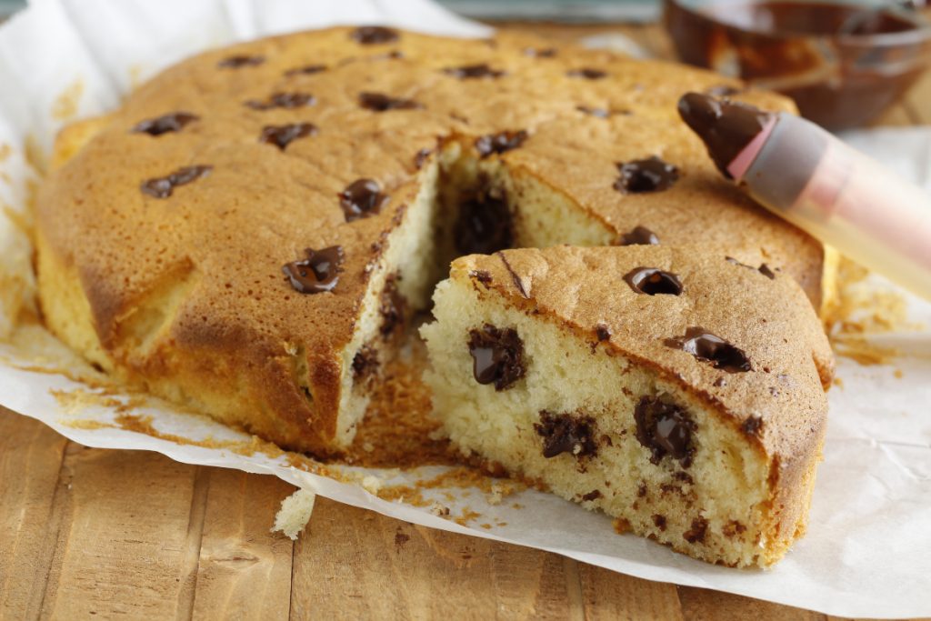 torta bucherellata al cioccolato