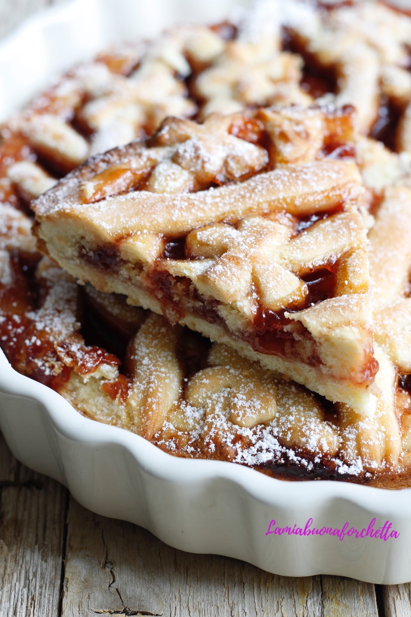 crostata con frolla velluto