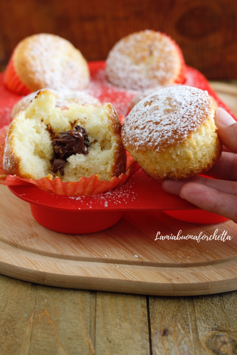 muffin alla nutella